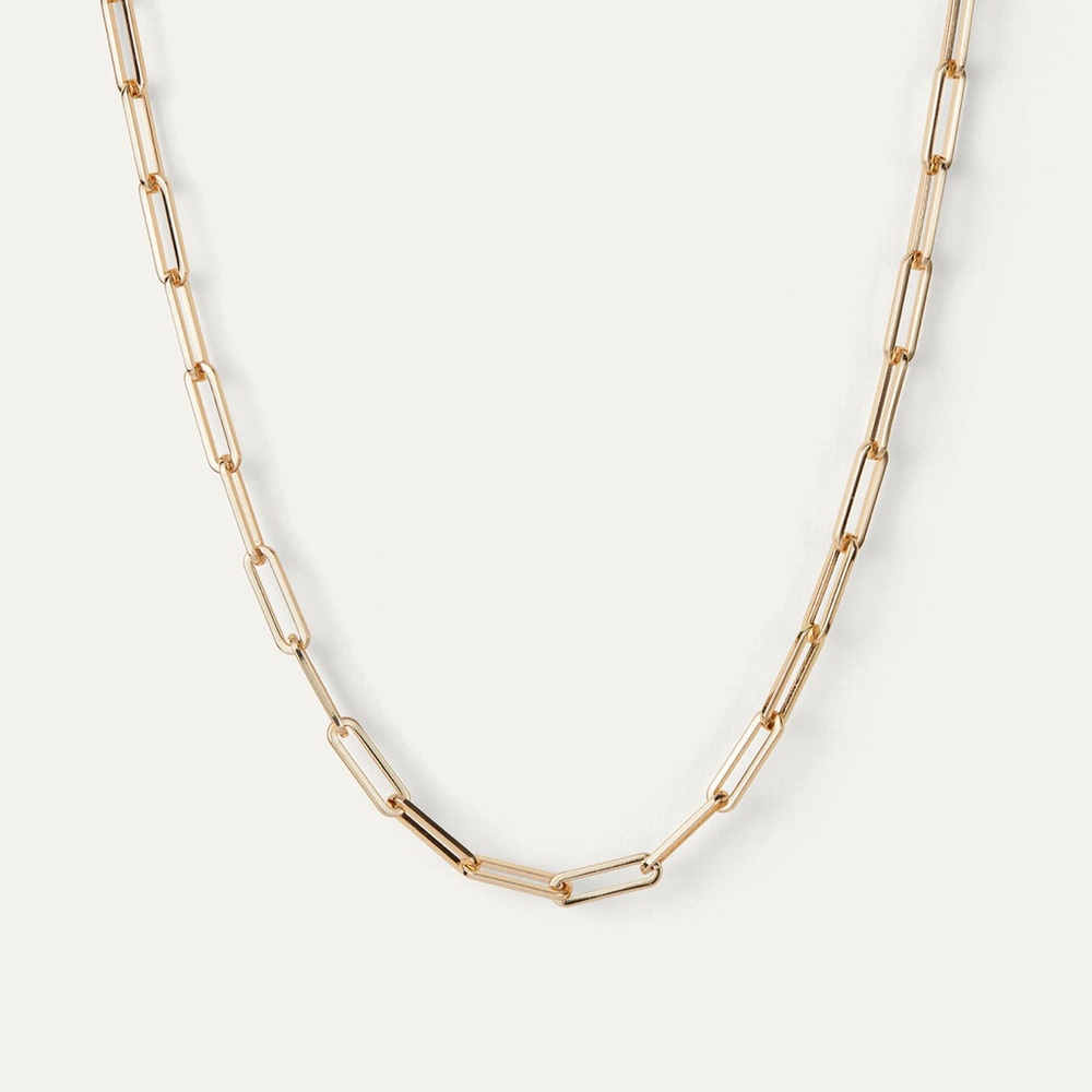 Handmade Gold Paperclip Necklace